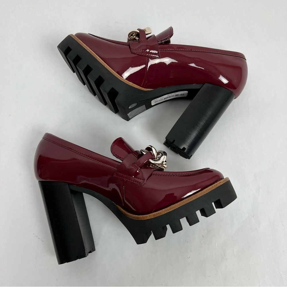 ANTONIO MELANI Palmer Chain Detail Platform Loafer Pumps - Picture 6 of 8